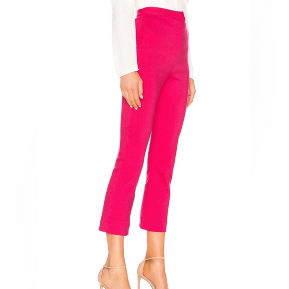 Lovers + Friends Janice Cropped Pant | Hot Pink | XS - Picture 3 of 12